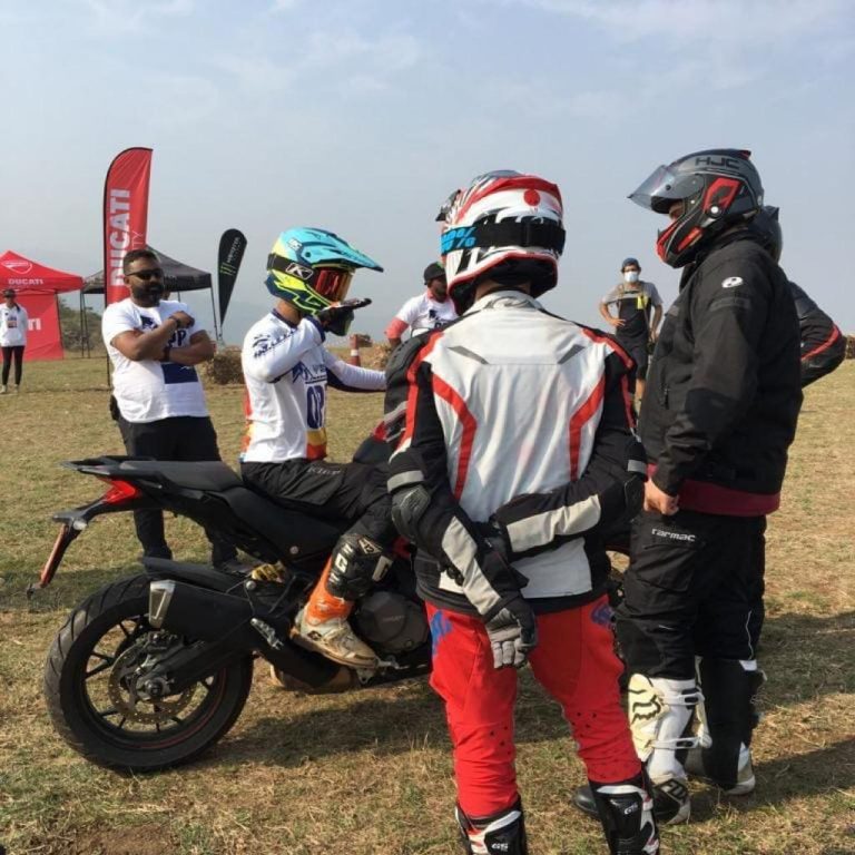Ducati off-road training session