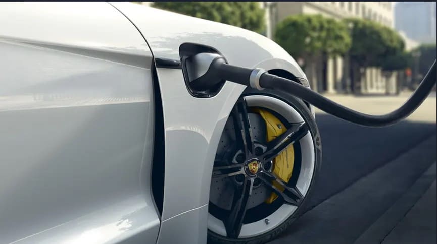 Porsche taycan Luxury EV charging