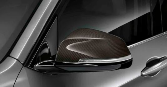 BMW exterior mirror caps, carbon