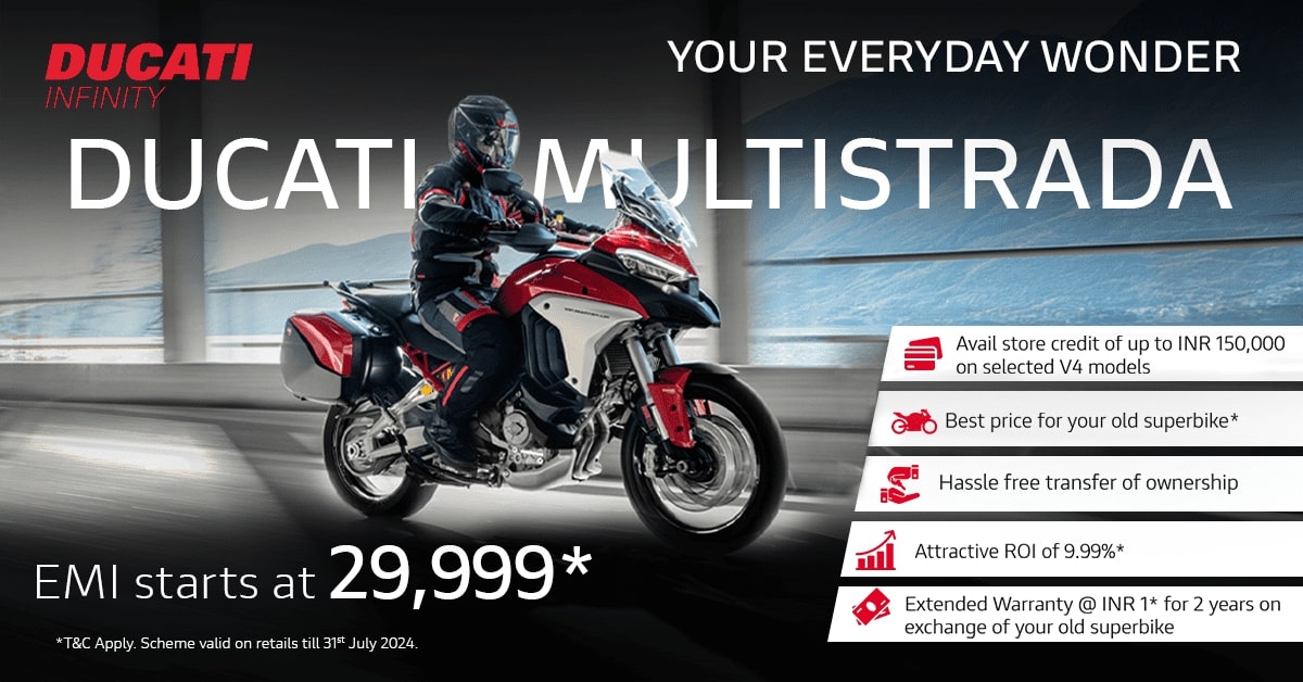 Ducati Multistrada Offers July 2024 - Ducati Infinity