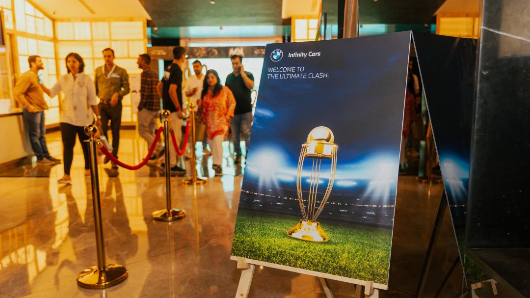 Electrifying Ind vs Pak Match Screening Event - BMW Infinity Cars