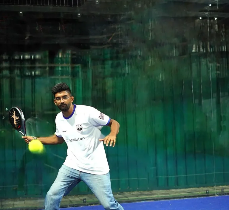 Amateur Padel Tournament Action Shot - BMW Infinity Cars