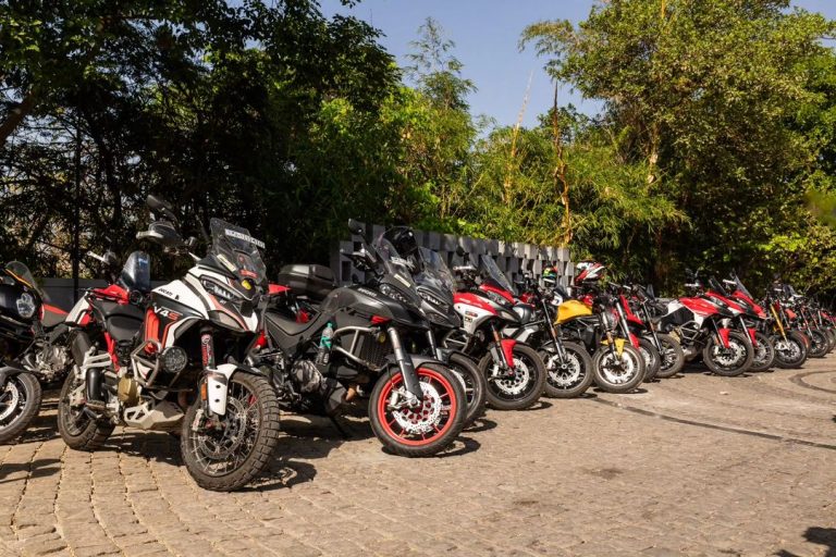 Ducati Riders Gearing Up Before The Ride - Ducati Infinity