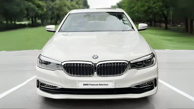 White BMW 520D Luxury Line Used Car - BMW Infinity Cars