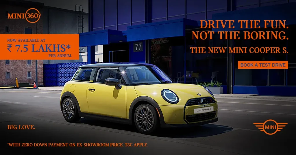 MINI Cooper S Offers -MINI Infinity Cars