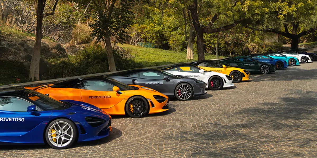 McLaren 50 supercars Milestone - McLaren Mumbai